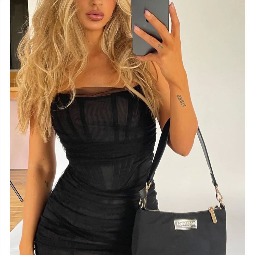 For the Night Whitefox Boutique Black Dress